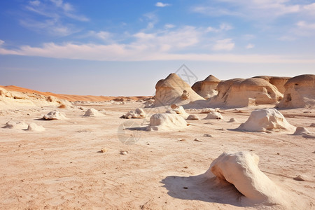 沙漠岩石景观图片