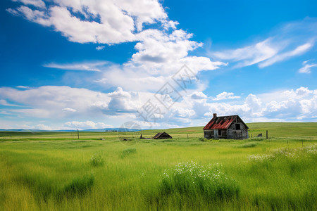 乡村的小屋图片