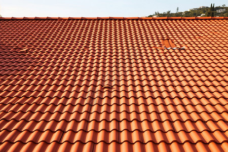 屋顶的瓷砖材料图片