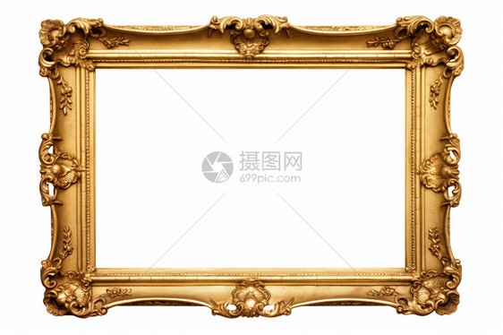 金色木框材料图片