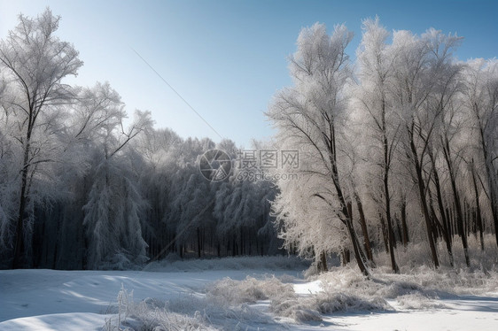 冰冷的雪松图片