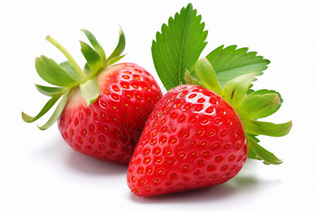 草莓水果新鲜的草莓背景