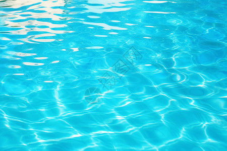 蓝蓝的水面游泳池水面高清图片