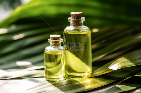 椰子油身体护理产品图片