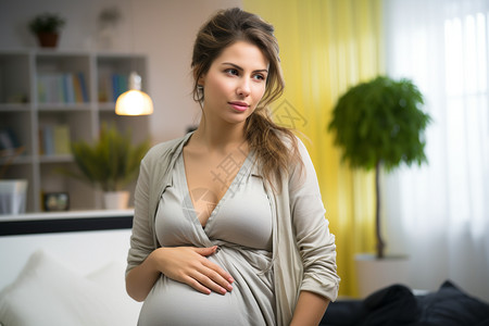 怀孕的女人背景图片