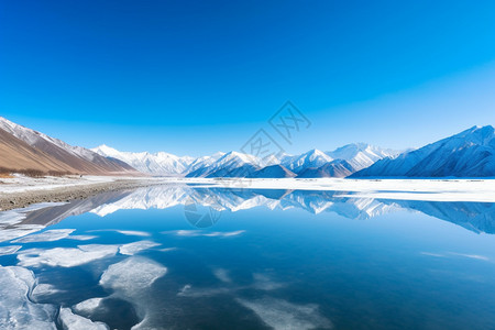 高原湖泊美景图片