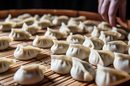 中国传统美食饺子图片