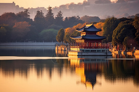 历史古文化传统建筑背景图片