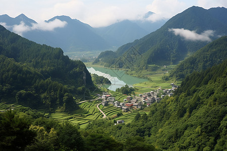 中国偏僻山区高清图片