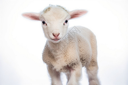 可爱的小羔羊图片
