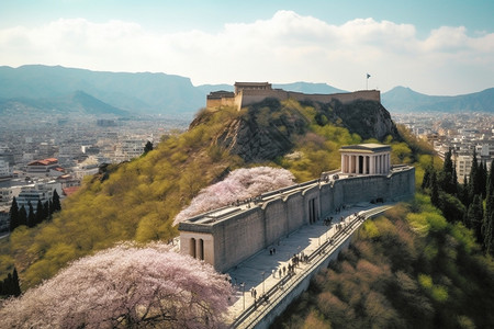 户外的旅游建筑图片