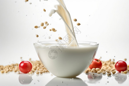 健康的乳制品牛奶图片