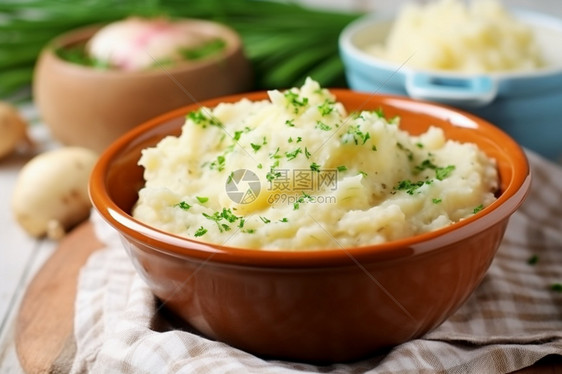 传统的奶油土豆泥图片
