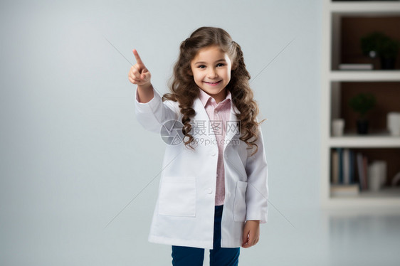 医生形象的小女孩图片