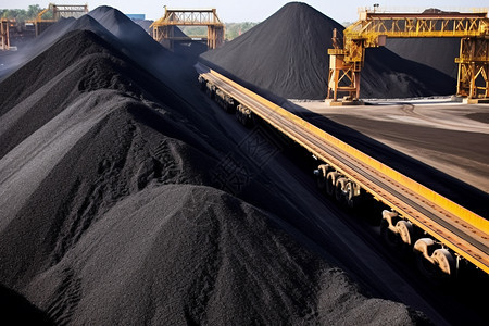 工业煤炭生产线图片