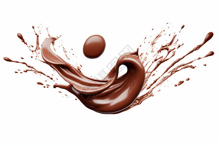 巧克力 可可巧克力可可漩涡设计图片