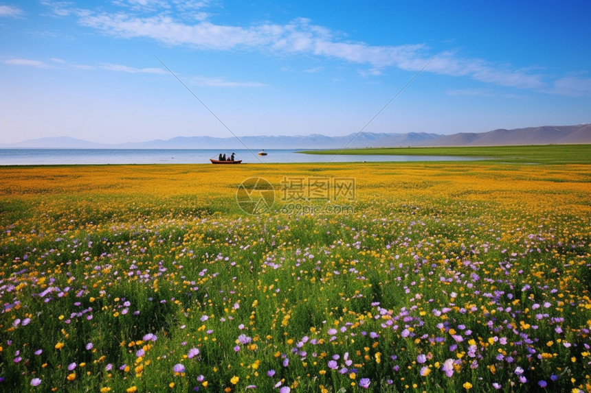 新疆伊犁赛里木湖风景图片