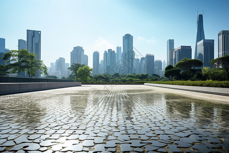 城市的景色景观图片