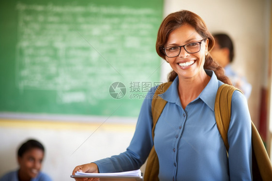 外国的女性教师图片