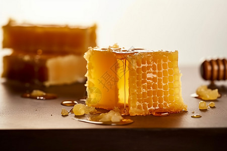 蜂蜡上的蜂蜜图片