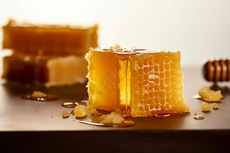 蜂蜡上的蜂蜜图片