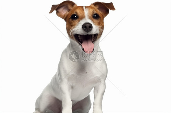 吐舌头的宠物狗图片