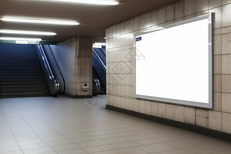 城市地铁入口背景图片