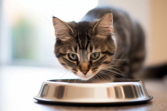 喂食可爱的小猫咪图片