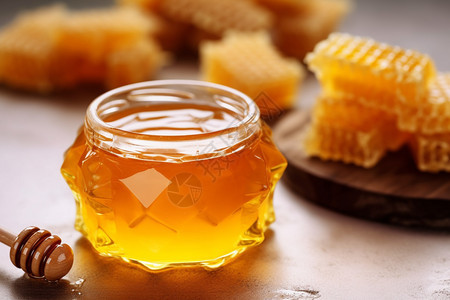 营养的蜂蜜背景背景图片