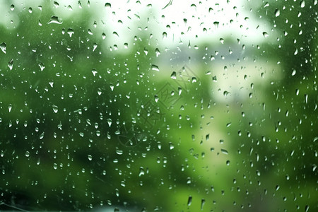 雨天户外雨天背景背景