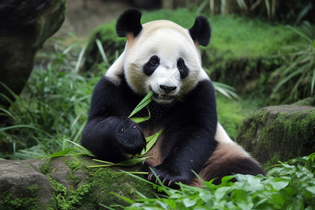 可爱的保护动物大熊猫图片