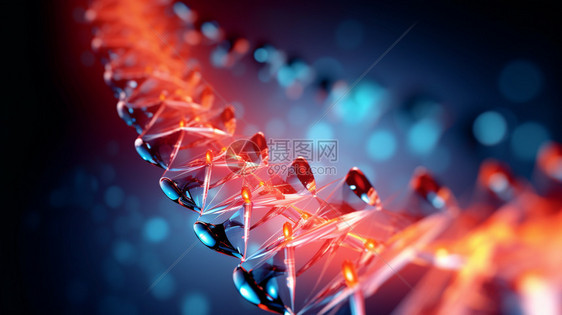科技医疗质感基因链图片