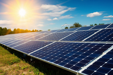 新能源太阳能光伏板设备图片