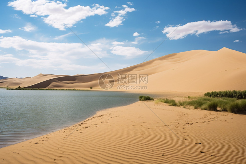 壮阔美丽的沙漠景观图片