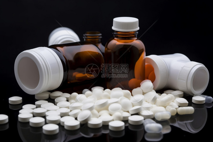 瓶子中的药瓶高清图片下载-正版图片600300530-摄图网