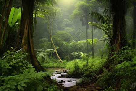 原始的热带雨林图片