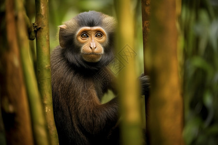 国家公园中的猴子图片