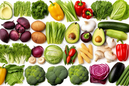 多种多样的蔬菜图片