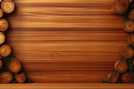 原木木板创意背景图片