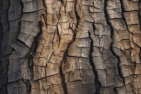 树木的裂纹图片