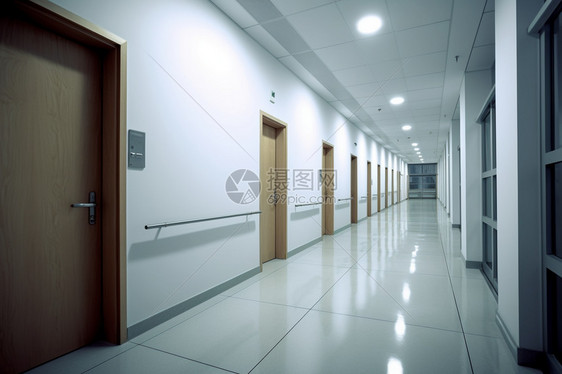 干净的医院走廊图片