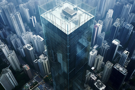 城市的摩天大楼建筑图片