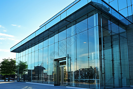 现代企业大楼外部景观图片