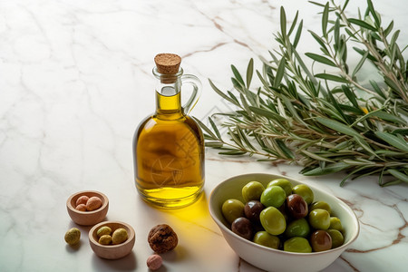 营养丰富的橄榄油图片