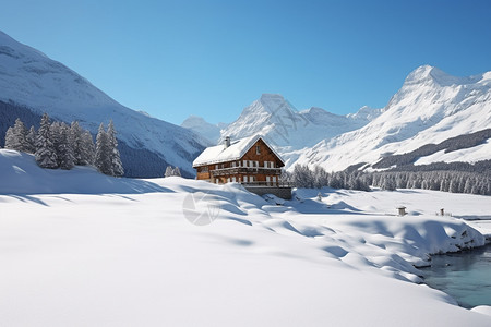 美丽的雪景图片