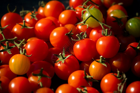 健康多汁的番茄背景图片