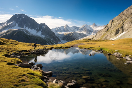 美丽的湖泊风景图片