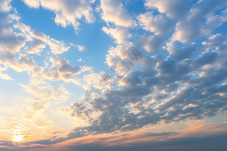 天空中的火烧云图片