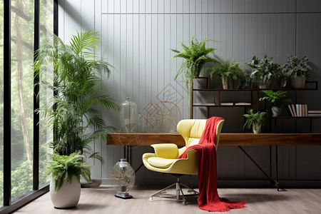 绿植与室内设计图片