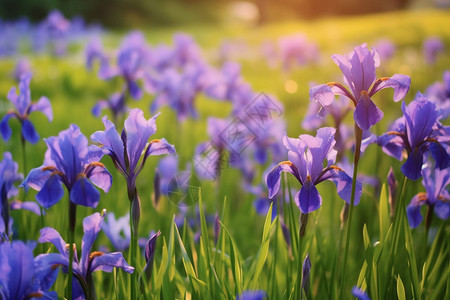 美丽的紫色鲜花图片